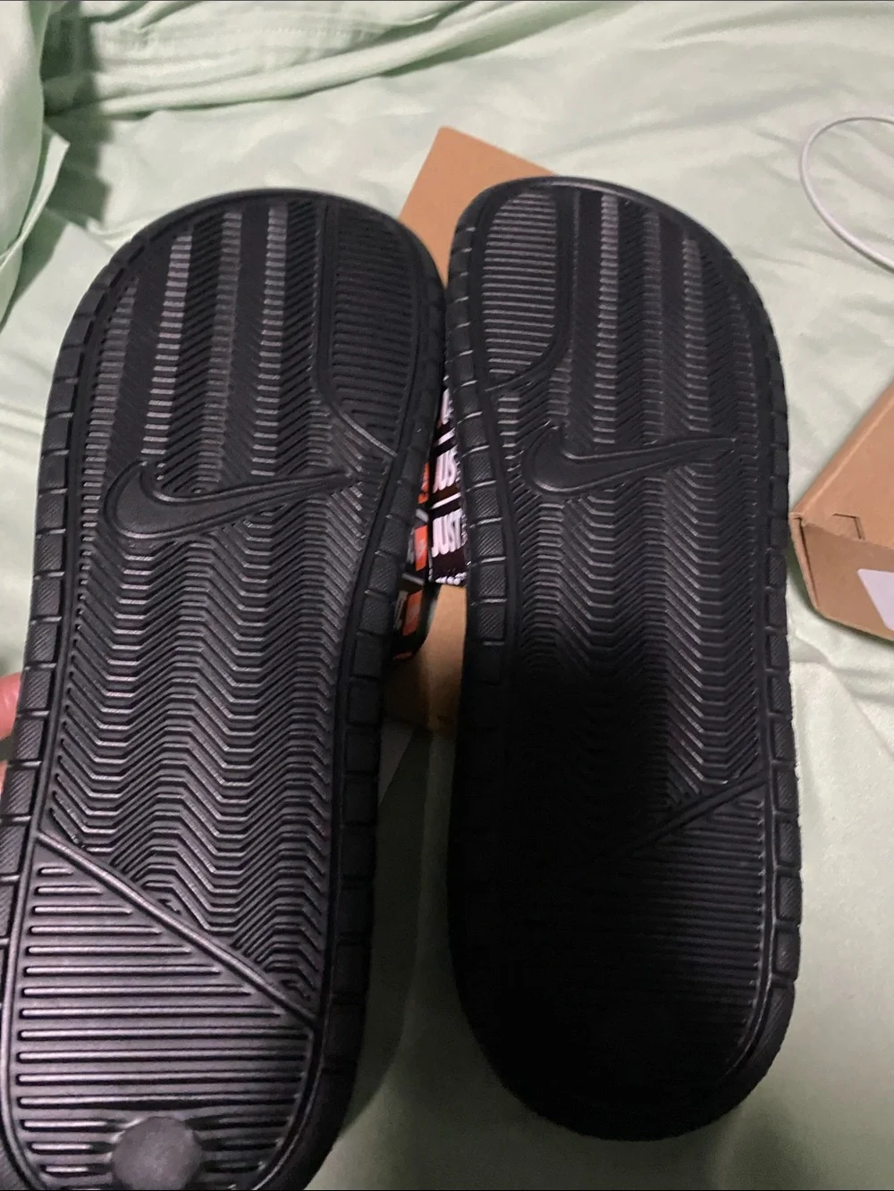 10M Nike Slide Bundle Black 'Just Do It' Logo Slide & Nike Royal Blue Slide